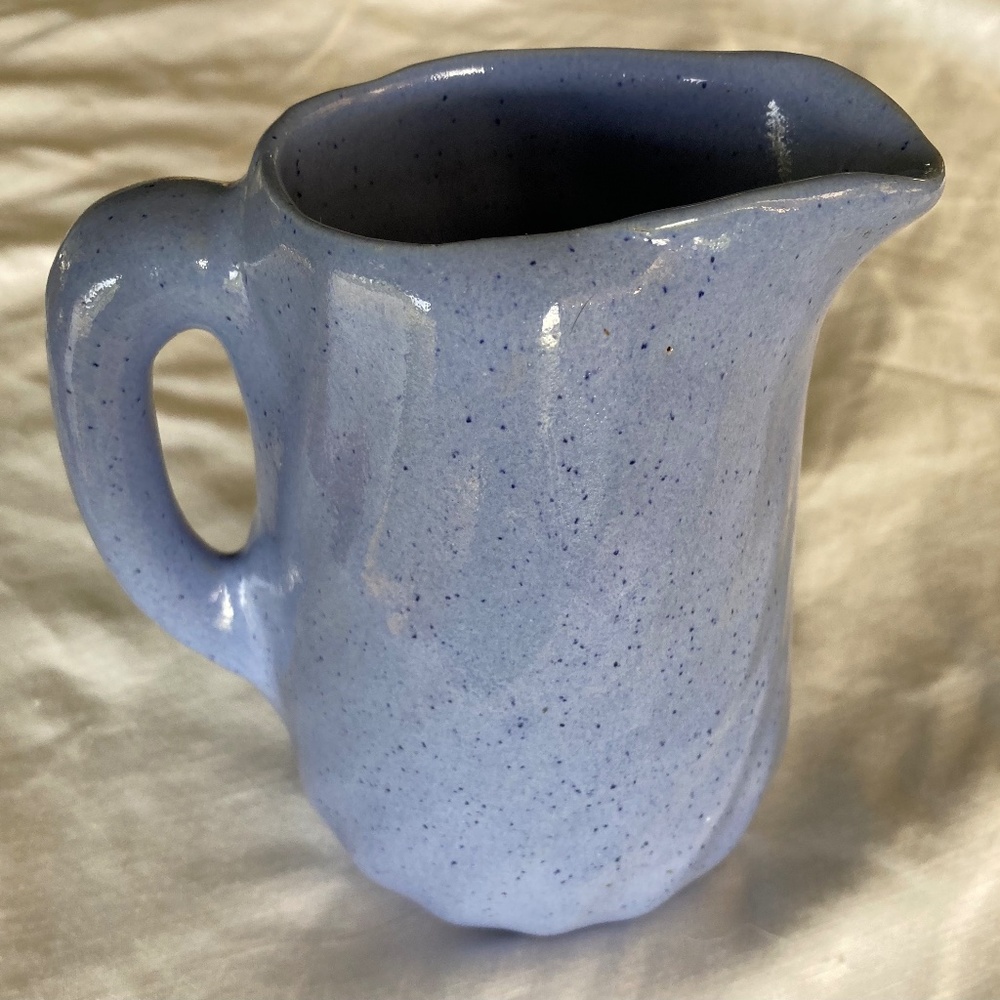 Vintage Bybee of Kentucky small 22 ounce Blue Pitcher